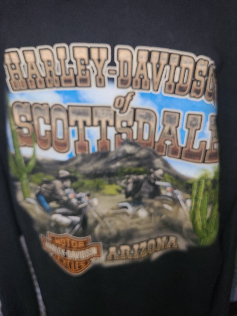 Harley-Davidson Men's SZ M Pullover Hoodie with Built-In Face Mask Scottsdale HD - Picture 9 of 11
